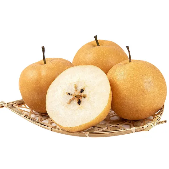 Fresh Fengshui Pear Fruit Crisp and Juicy Golden Yali Pears Agriculture Variety 