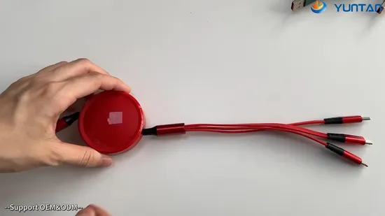 Mobile Phone Accessories 3 in 1 Data Cable for Christmas 